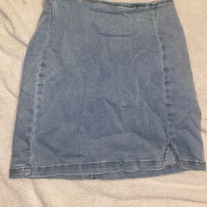 Denim Mini Skirt